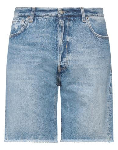 2w2m Man Denim Shorts Blue Size 35 Cotton, Hemp, Polyester