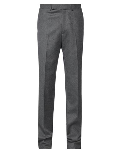 Caruso Man Pants Lead Size 40 Wool In Grey