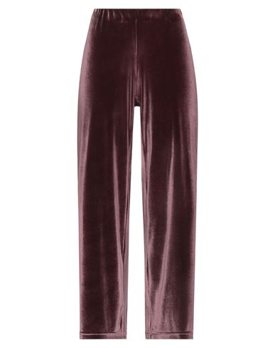 Maesta Woman Pants Burgundy Size 4 Polyester, Elastane In Red