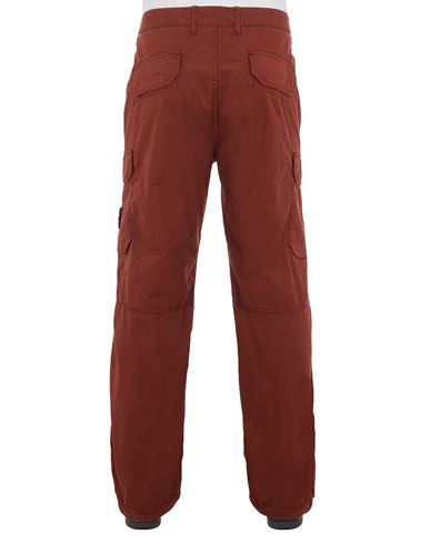 Red Pocket Detail Cargo Trousers