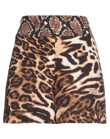 Boutique Moschino Woman Shorts & Bermuda Shorts Beige Size 10 Polyester, Elastane