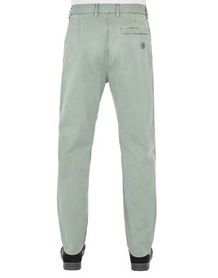 Stone Island Compass Logo-patch Padded Wide-leg Trousers in Green for Men