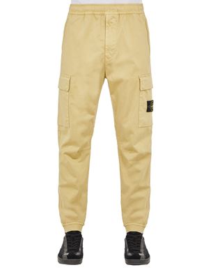 Khaki stone island discount joggers