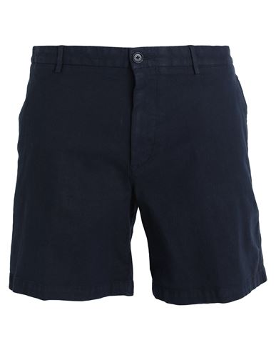 Hugo Boss Boss Man Shorts & Bermuda Shorts Navy Blue Size 34 Linen, Cotton, Elastane
