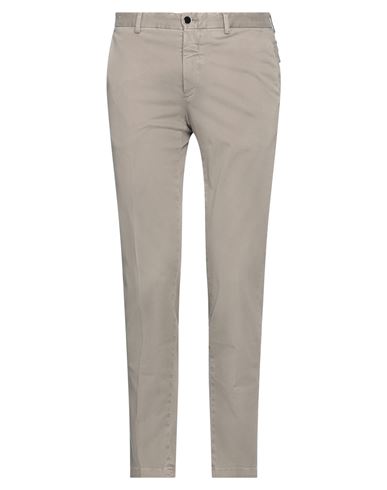 Pt Torino Man Pants Dove Grey Size 33 Cotton, Elastane