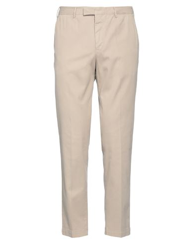 Pt Torino Man Pants Beige Size 42 Cotton, Elastane