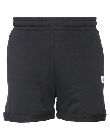 Fila Man Shorts & Bermuda Shorts Black Size Xs Cotton, Polyester