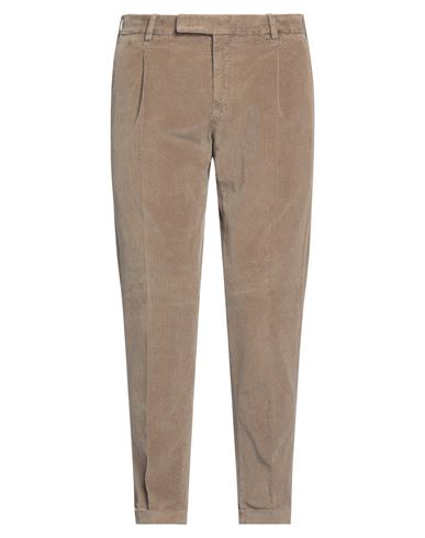 Pt Torino Man Pants Khaki Size 38 Cotton, Lyocell, Elastane In Beige
