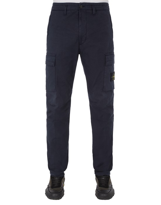 Sold out - STONE ISLAND 30410 SUPIMA® COTTON  TROUSERS Man Dark blue