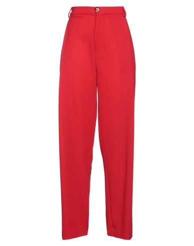 Edoardo Gallorini Woman Pants Red Size L Wool