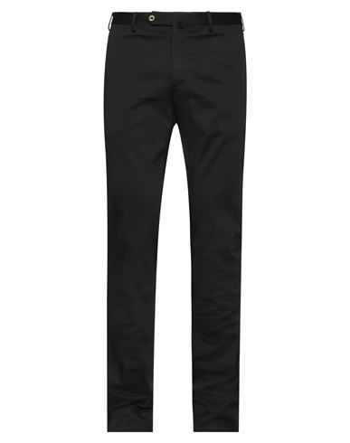 Pt Torino Man Pants Black Size 36 Cotton, Polyester, Polyamide, Elastane