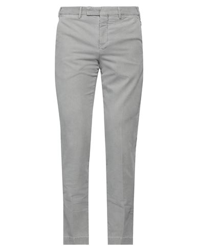 Pt Torino Man Pants Grey Size 42 Cotton, Lyocell, Elastane