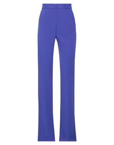 Maryley Woman Pants Purple Size 4 Polyester, Elastane