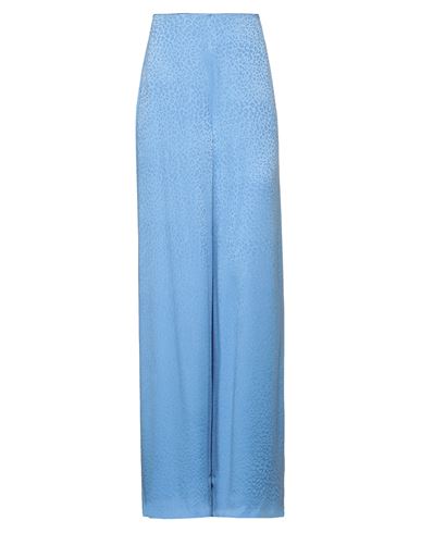 Kristina Ti Woman Pants Azure Size 8 Cupro, Viscose In Blue