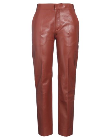 Chloé Woman Pants Tan Size 8 Lambskin In Brown