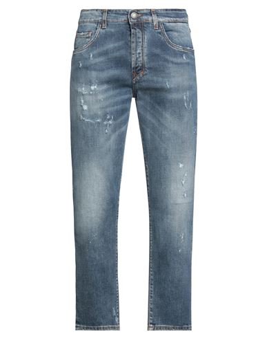 Alessandro Dell'acqua Man Jeans Blue Size 33 Cotton, Elastane