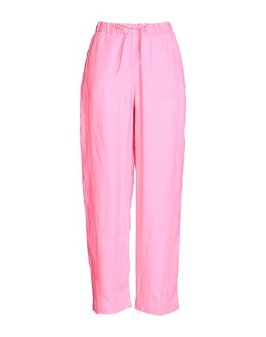 Arket Woman Pants Fuchsia Size L Linen In Pink
