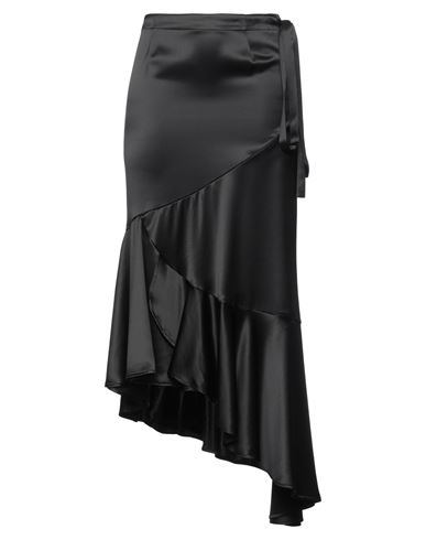 Isabelle Blanche Paris Woman Midi Skirt Black Size Xs Acetate, Polyester