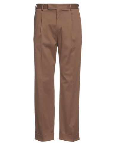 Pt Torino Man Pants Brown Size 32 Lyocell, Cotton, Modal, Elastane