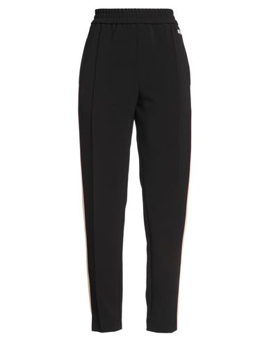 Msgm Woman Pants Black Size 8 Polyester, Elastane