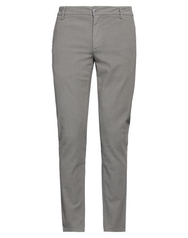Teleria Zed Man Pants Beige Size 33 Cotton, Elastane In Grey