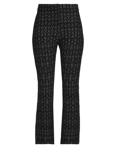 Kangra Woman Pants Black Size 10 Wool, Cashmere