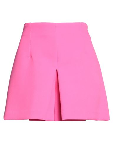 Vicolo Woman Shorts & Bermuda Shorts Fuchsia Size M Polyester, Elastane In Pink