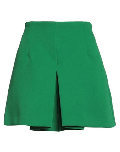 Vicolo Woman Shorts & Bermuda Shorts Green Size S Polyester, Elastane