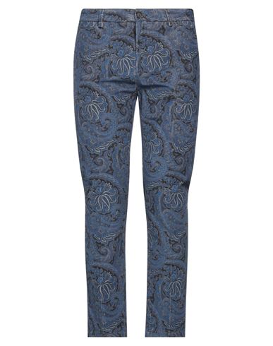 Department Five Department 5 Man Pants Blue Size 33 Cotton, Elastane In Blue