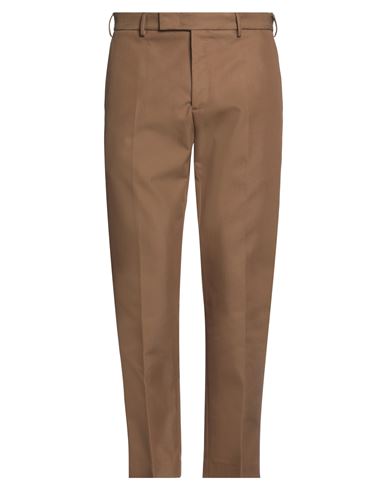 Pt Torino Man Pants Camel Size 32 Cotton, Polyamide In Beige