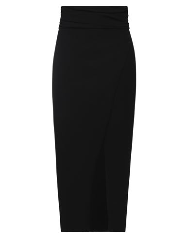 Stefano De Lellis Woman Midi Skirt Black Size 8 Polyester