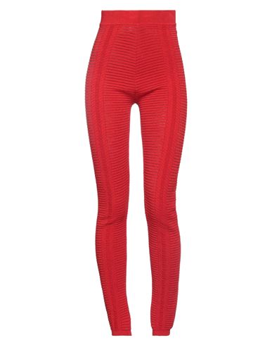 Balmain Woman Pants Red Size 8 Viscose, Polyester, Polyamide