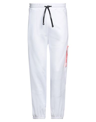 Ungaro Man Pants White Size L Cotton, Polyester