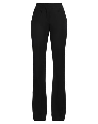 The Seafarer Woman Pants Black Size 8 Virgin Wool, Elastane In Black
