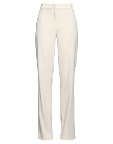 Anna Molinari Blumarine Woman Pants Cream Size 10 Polyester, Elastane In White