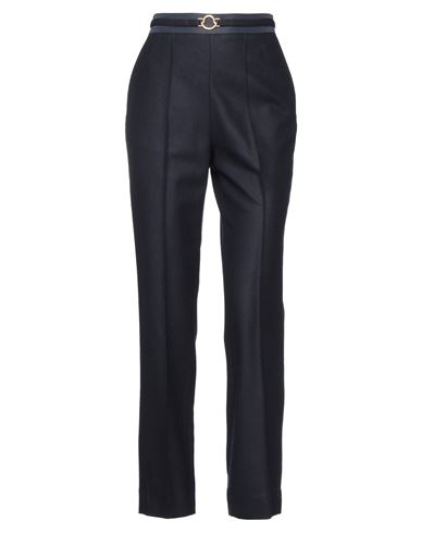 Moncler Virgin Wool Tailored Trousers In Blue