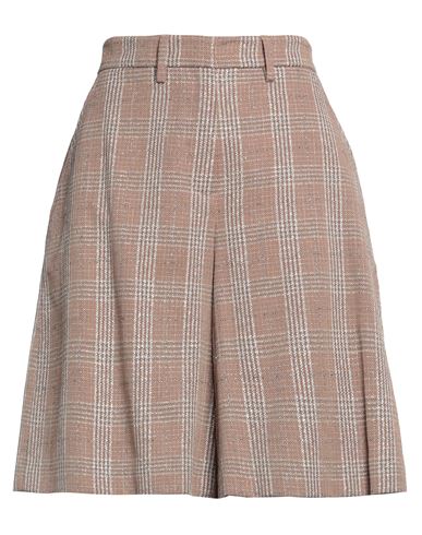 Ballantyne Woman Shorts & Bermuda Shorts Khaki Size 4 Cotton, Viscose, Polyamide, Elastane In Beige