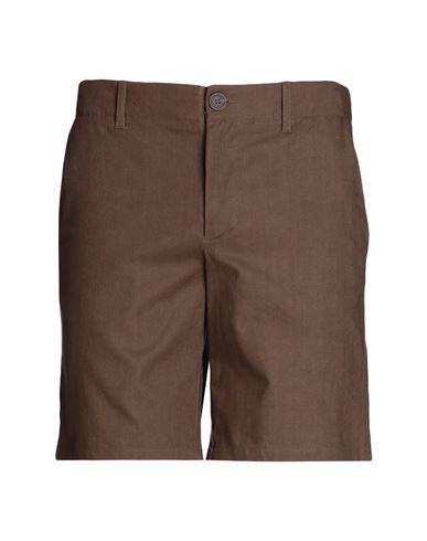 Only & Sons Man Shorts & Bermuda Shorts Brown Size Xl Linen, Cotton