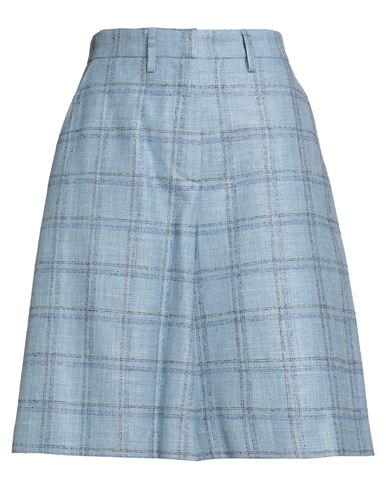 Ballantyne Woman Shorts & Bermuda Shorts Light Blue Size 6 Silk, Linen, Virgin Wool