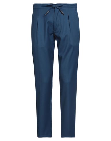 Exibit Man Pants Blue Size 38 Polyester, Viscose, Elastane