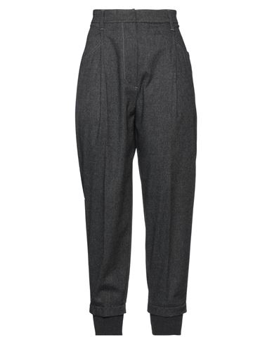 Brunello Cucinelli Woman Pants Steel Grey Size 10 Virgin Wool, Viscose, Polyester, Polyamide, Elasta