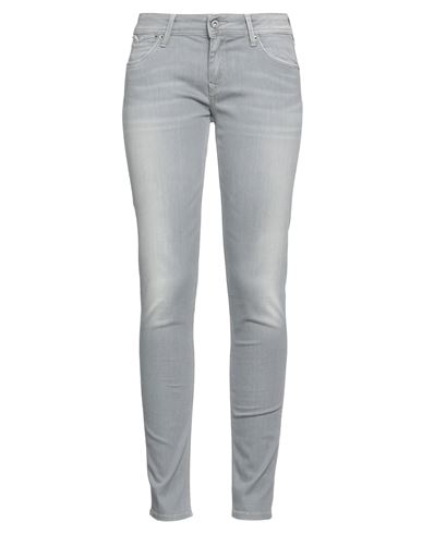 Pepe Jeans Woman Denim Pants Grey Size 31w-32l Cotton, Elastane