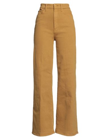 Mother Woman Pants Mustard Size 30 Cotton, Polyester, Elastane In Yellow