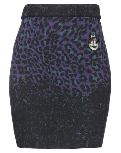 Gaelle Paris Gaëlle Paris Woman Mini Skirt Purple Size 1 Acrylic, Viscose, Wool