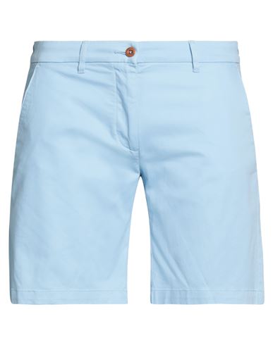 Gant Man Shorts & Bermuda Shorts Light Blue Size 40 Cotton, Elastane