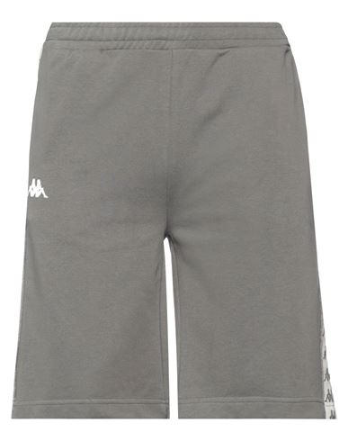 Robe Di Kappa Man Shorts & Bermuda Shorts Lead Size Xs Cotton, Polyester In Grey