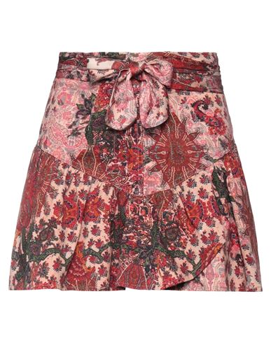 Gaelle Paris Gaëlle Paris Woman Mini Skirt Red Size 27 Cotton, Elastane