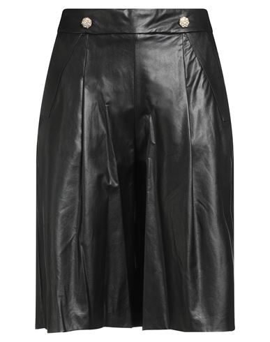Gaelle Paris Gaëlle Paris Woman Shorts & Bermuda Shorts Black Size 2 Viscose, Polyurethane In Black