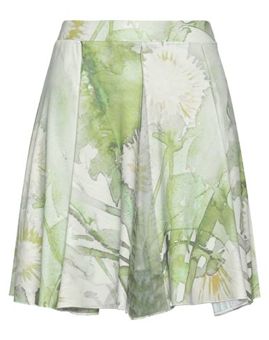 Shop Jijil Woman Mini Skirt Light Green Size M Polyester, Elastane, Polyamide