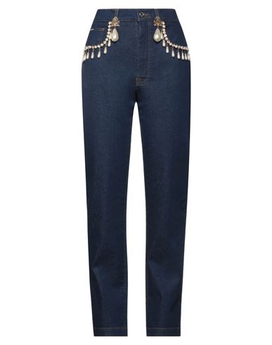 Dolce & Gabbana Woman Jeans Blue Size 4 Cotton, Elastane